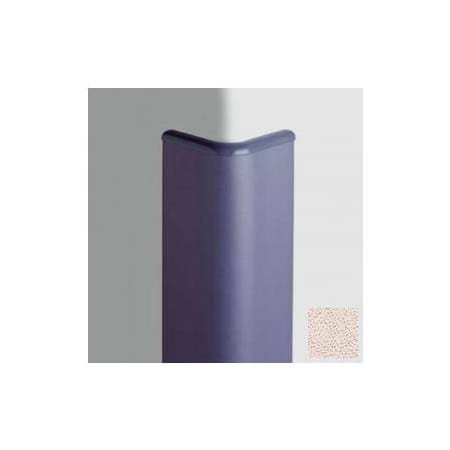 Pawling Surface Mounted Corner Guard Bullnose 90Deg, 3'' Wings, 12'H W/Caps, Beige Desert CG-30-12-385